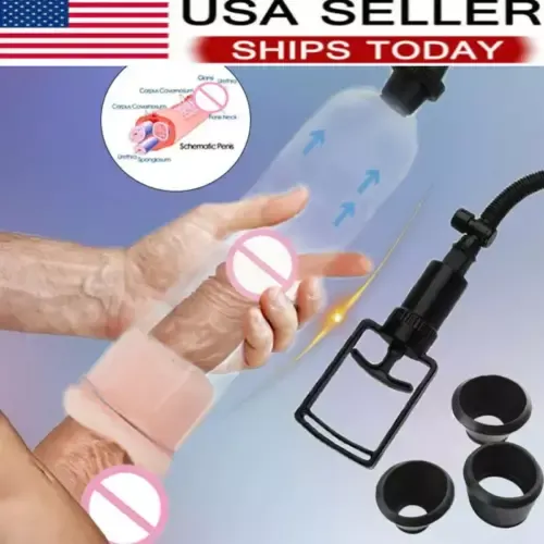 pornhint Pornhint Vacuum Penis Pump for Male ED Enhancement Erectile Enlargement Penis Enlarger US New