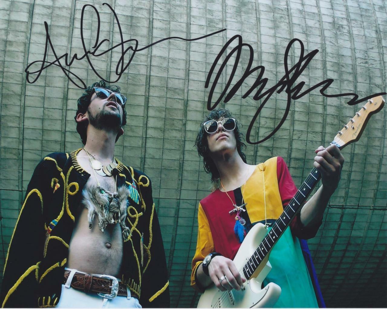 MGMT X2 Band SIGNED AUTOGARPHED 10 X 8