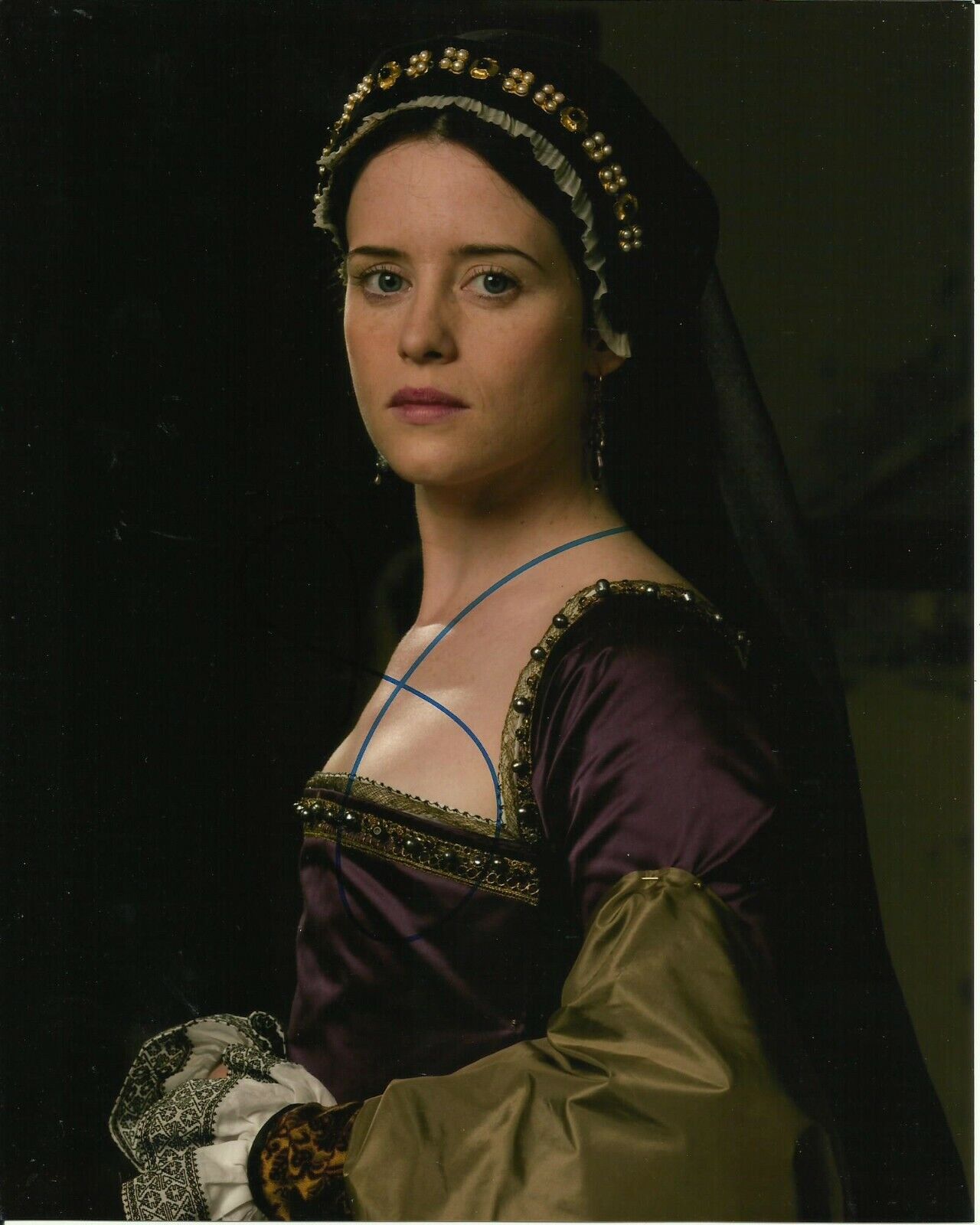 CLAIRE FOY SIGNED WOLF HALL Photo Poster painting UACC REG 242 FILM AUTOGRAPHS (1)