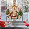 Praying Angels DIY Diamond Painting Pendant Double Sided Gem Beads 25cm