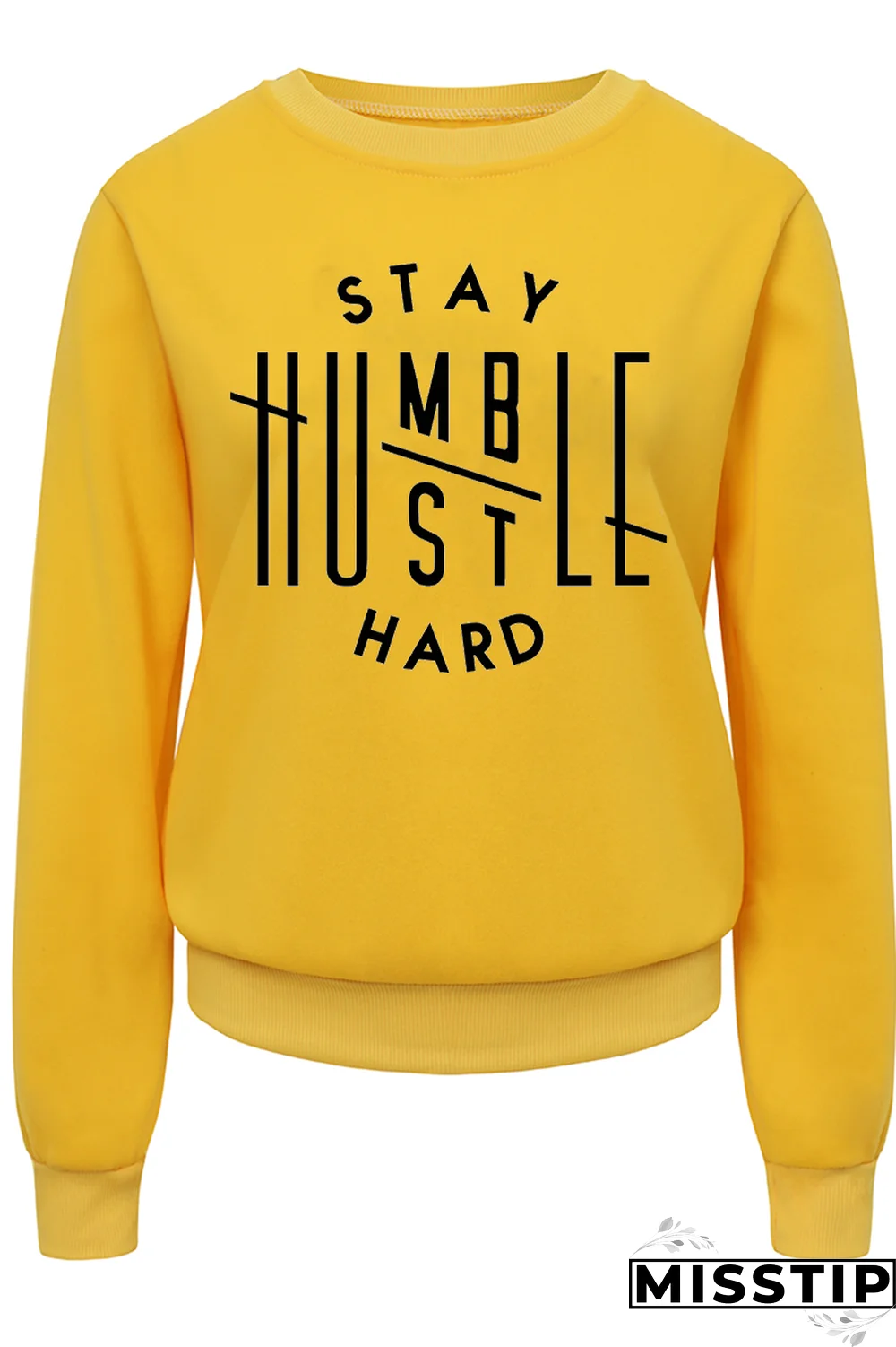 White Fashion Casual Print Patchwork Letter O Neck Tops