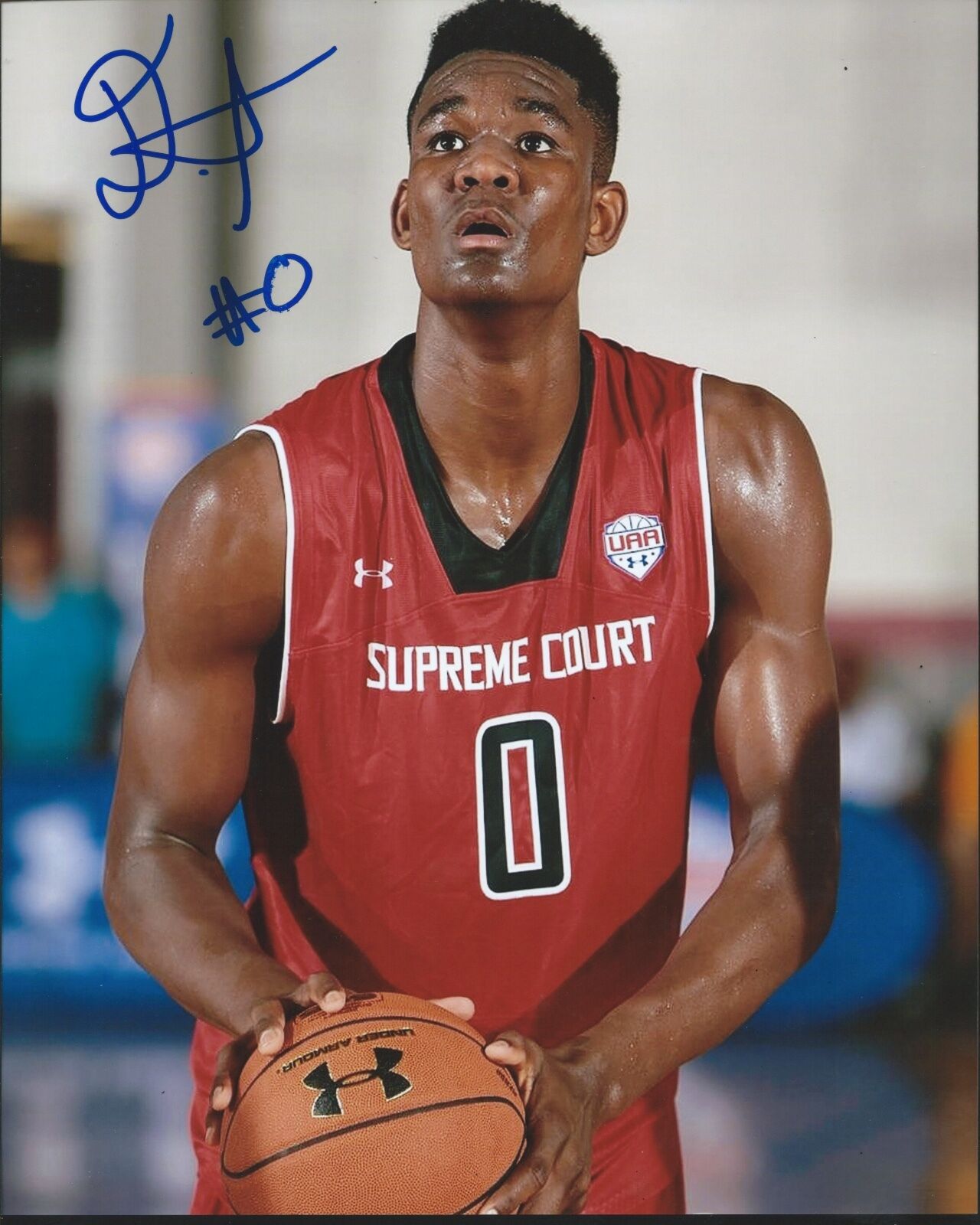 DEANDRE AYTON Signed Autographed 8x10 Photo Poster painting NBA Draft Arizona Wildcats COA 1