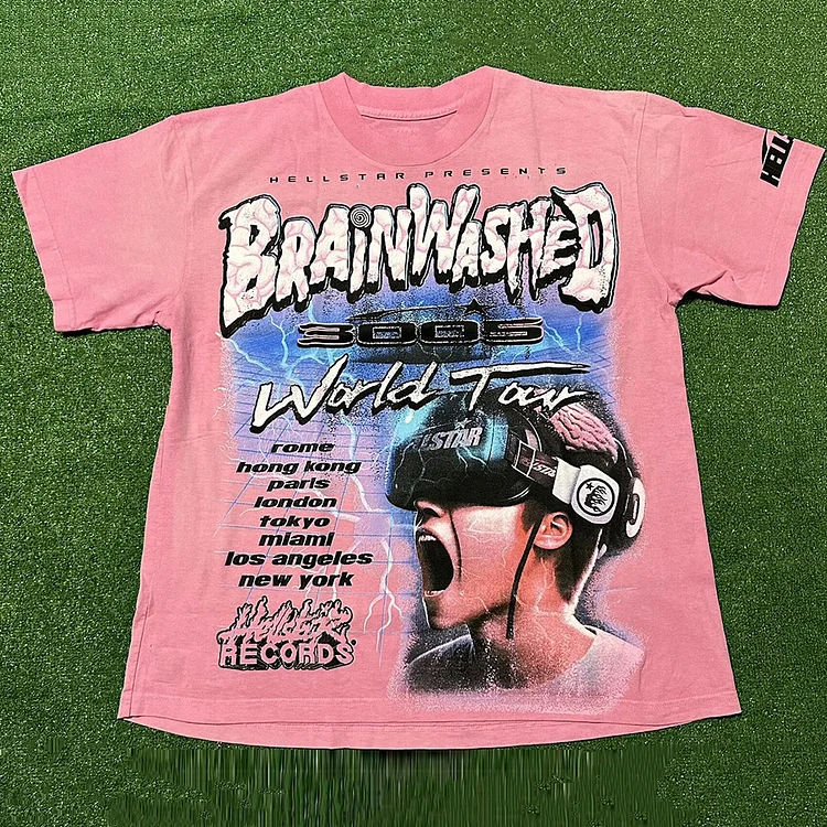 Mummy Brainwashed World Tour Cotton T-Shirt