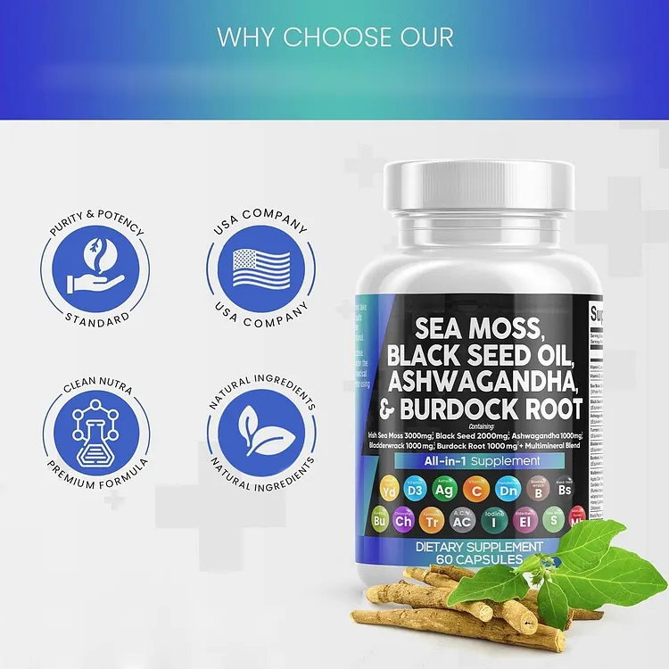 Buy A Set Get A Set]Dynamic Vitality Bundle - Zoyava Sea Moss & Shilajit Supplements - All-in