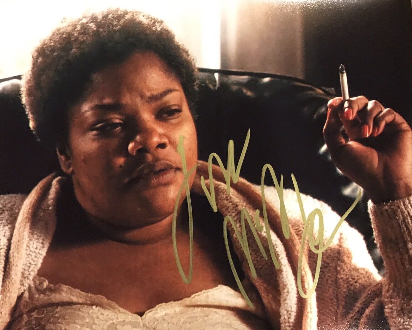 MONIQUE HICKS HAND SIGNED 8x10 Photo Poster painting PRECIOUS ACTRESS RARE AUTHENTIC AUTOGRAPH