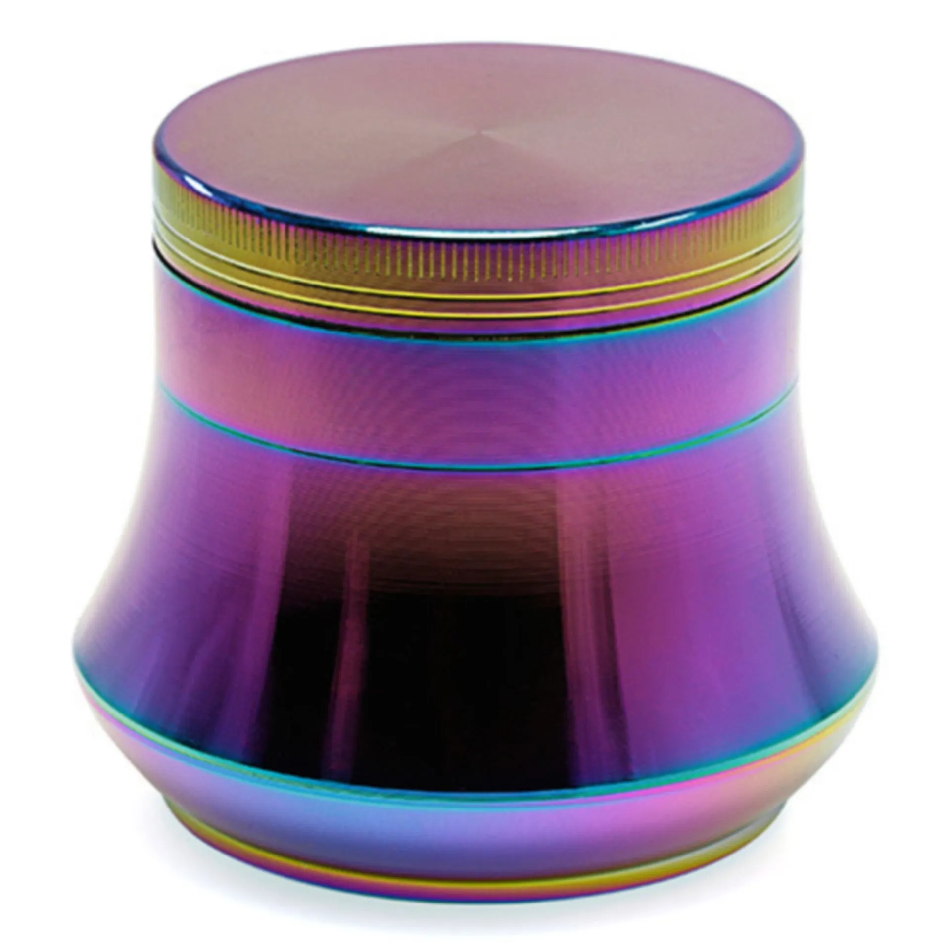 Iridescent Rainbow Vase 78MM Four-Layer Zinc Alloy Grinder