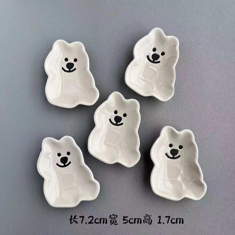 Cute Cartoon Porcelain Dish 1 Piece