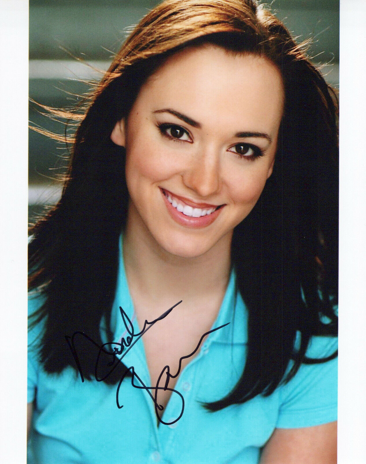 Andrea Bowen glamour shot autographed Photo Poster painting signed 8x10 #9