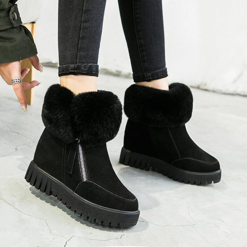 GOOSHOE Winter Flat Sorel Warm Ankle Boots
