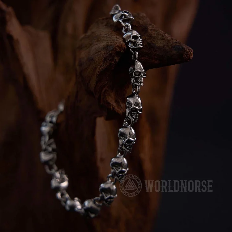 FREE Today: Skull Head Design Bracelet