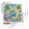 Diamond Painting-DIY Full Round Drill Seaside Vacation