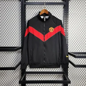 2025/2026 Manchester United Jacket Retro Windbreaker 1:1 Thai Quality