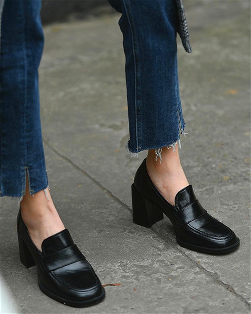 block heel square toe sandals