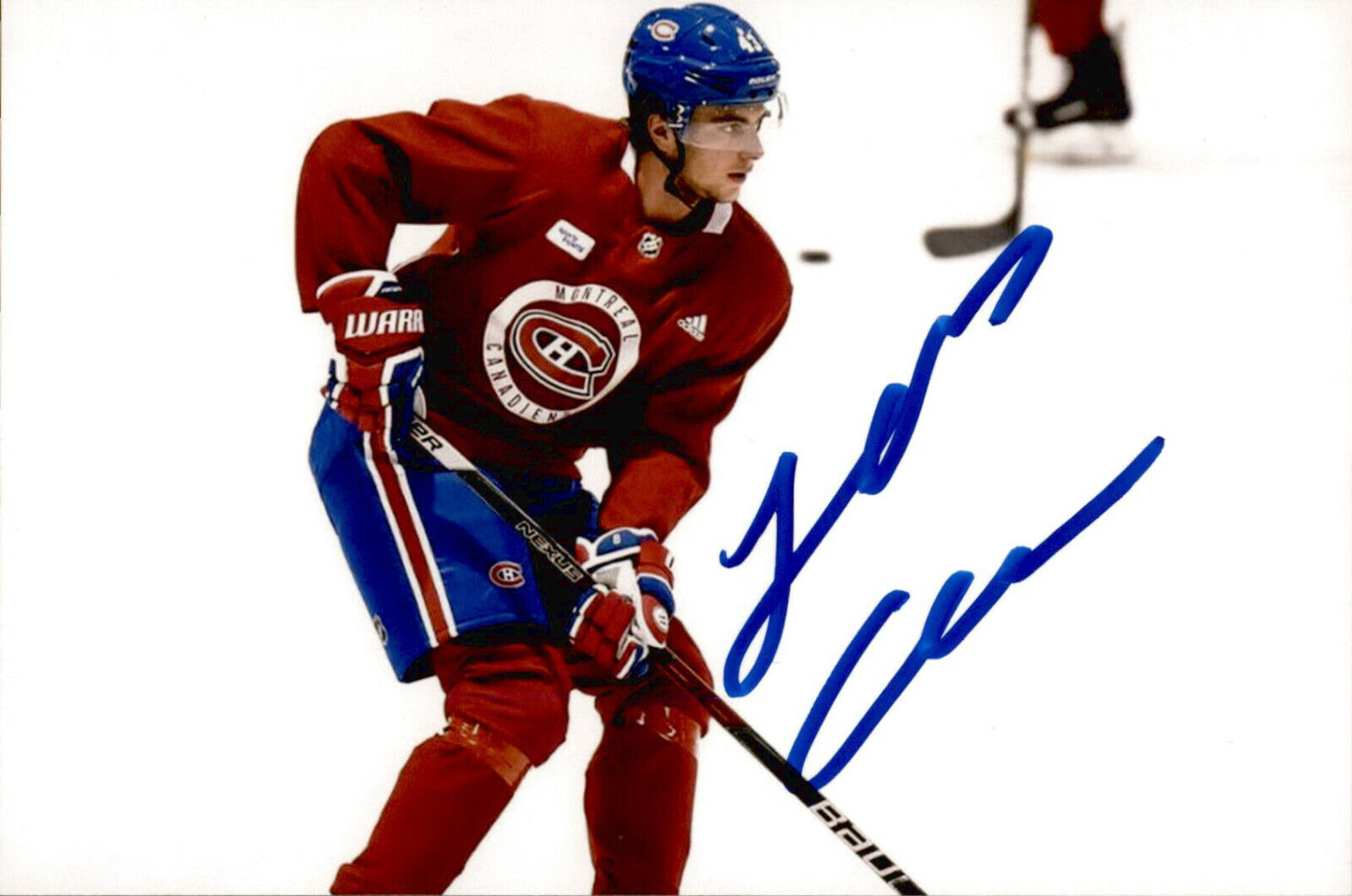 Jacob Olofsson SIGNED autographed 4x6 Photo Poster painting TEAM SWEDEN / MONTREAL CANADIENS #3