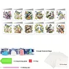 12Pcs Bluebird DIY Diamond Painting Greeting Cards for Adult Holiday Gifts