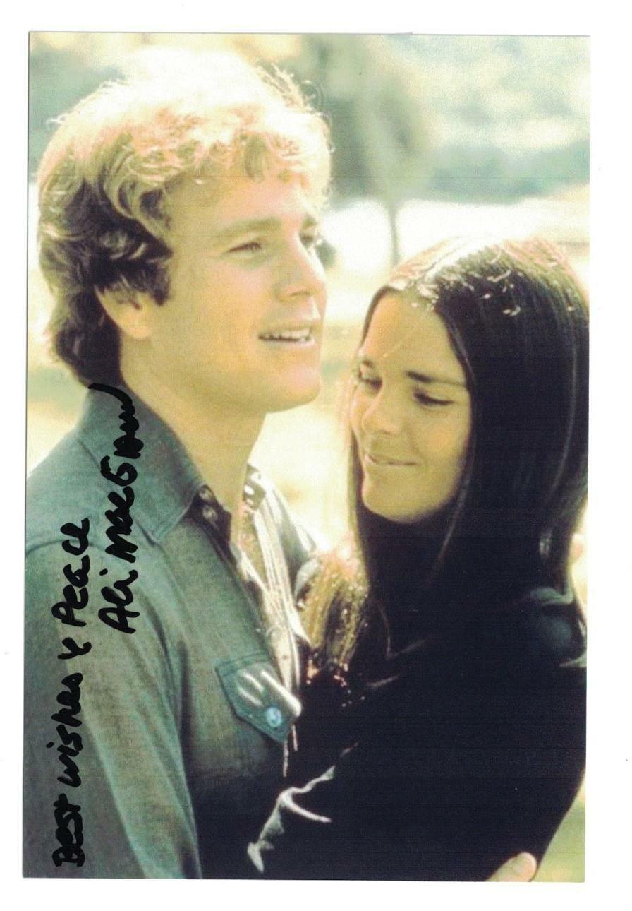 Ali MacGraw Signed Autographed 4 x 6 Photo Poster painting Actress A