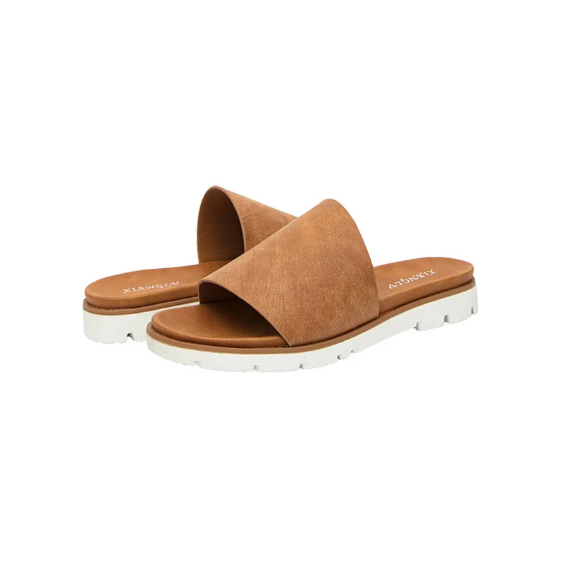 Fashion non-slip wedge outdoor sandals and slippers