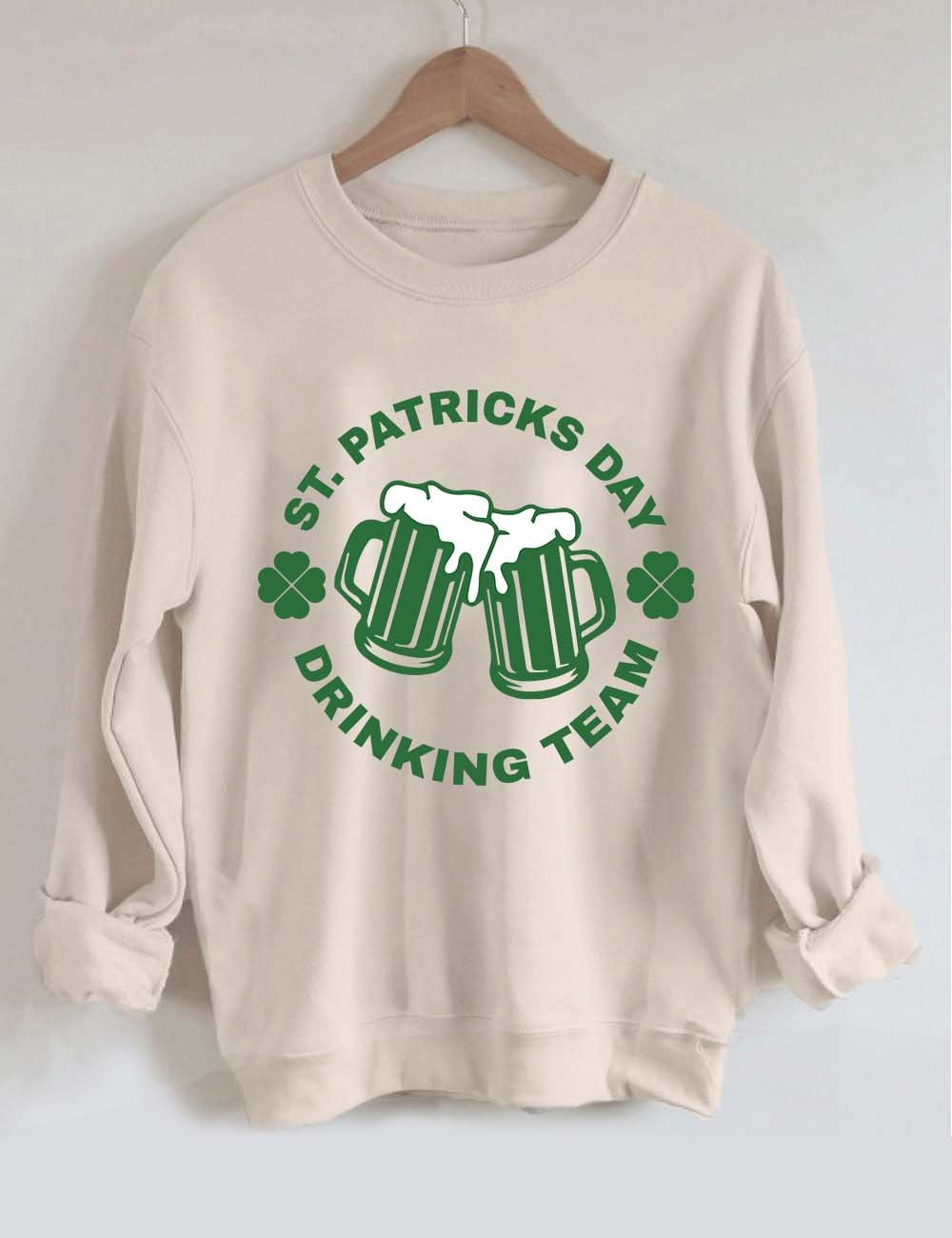 St Patrick's Day Drinking Team Sweatshirt