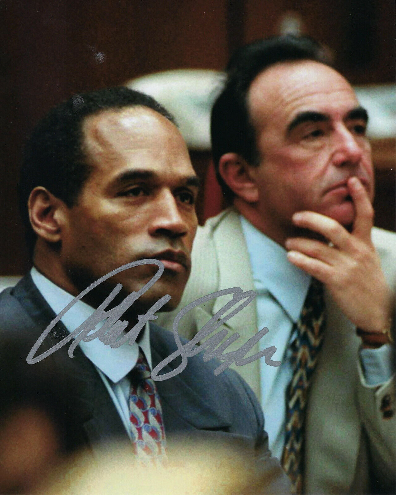 ROBERT SHAPIRO O.J. SIMPSON TRIAL LAWYER SIGNED AUTHENTIC 8X10 Photo Poster painting 7 w/COA