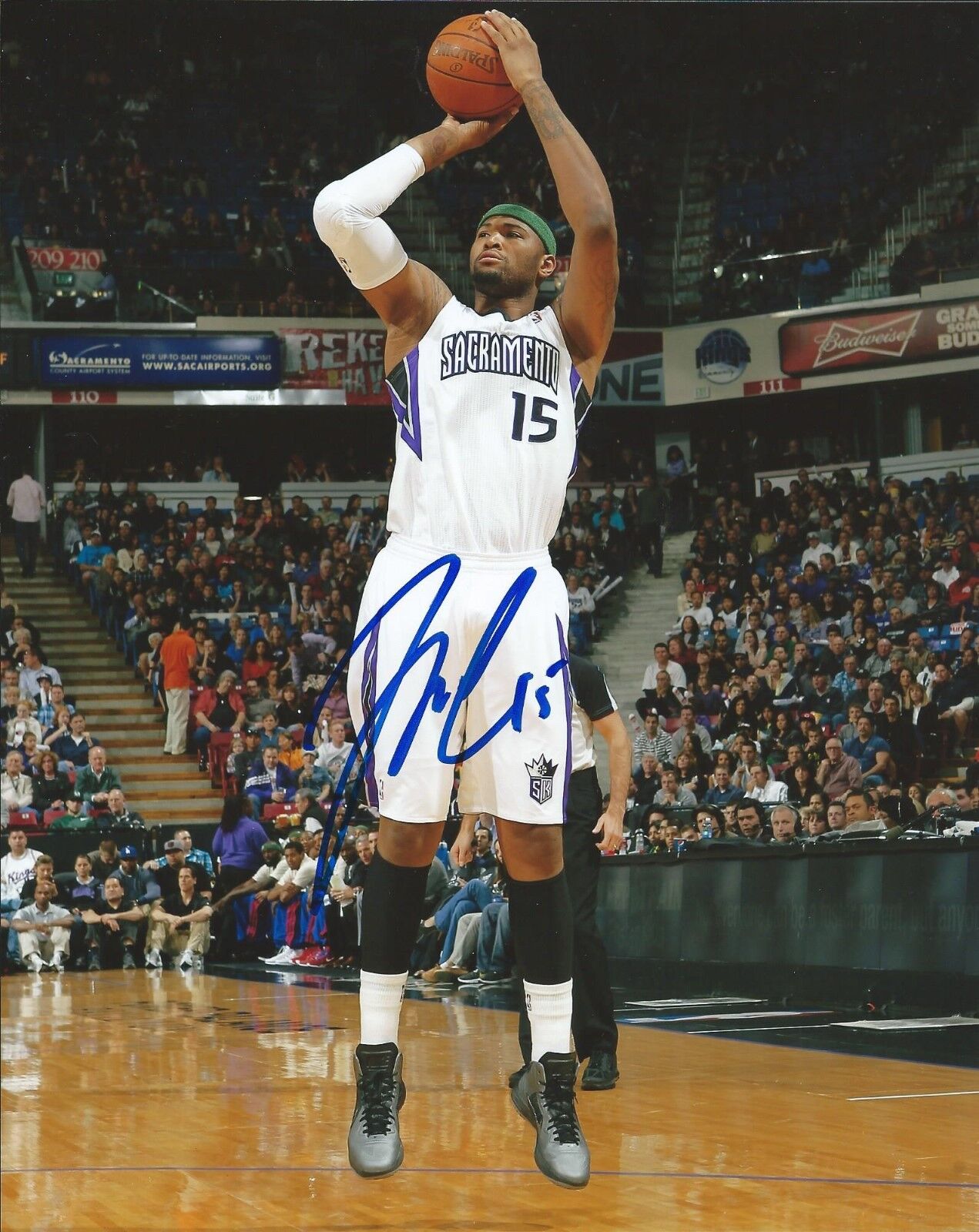 DEMARCUS COUSINS signed autographed SACRAMENTO KINGS 8x10 Photo Poster painting w/COA RARE