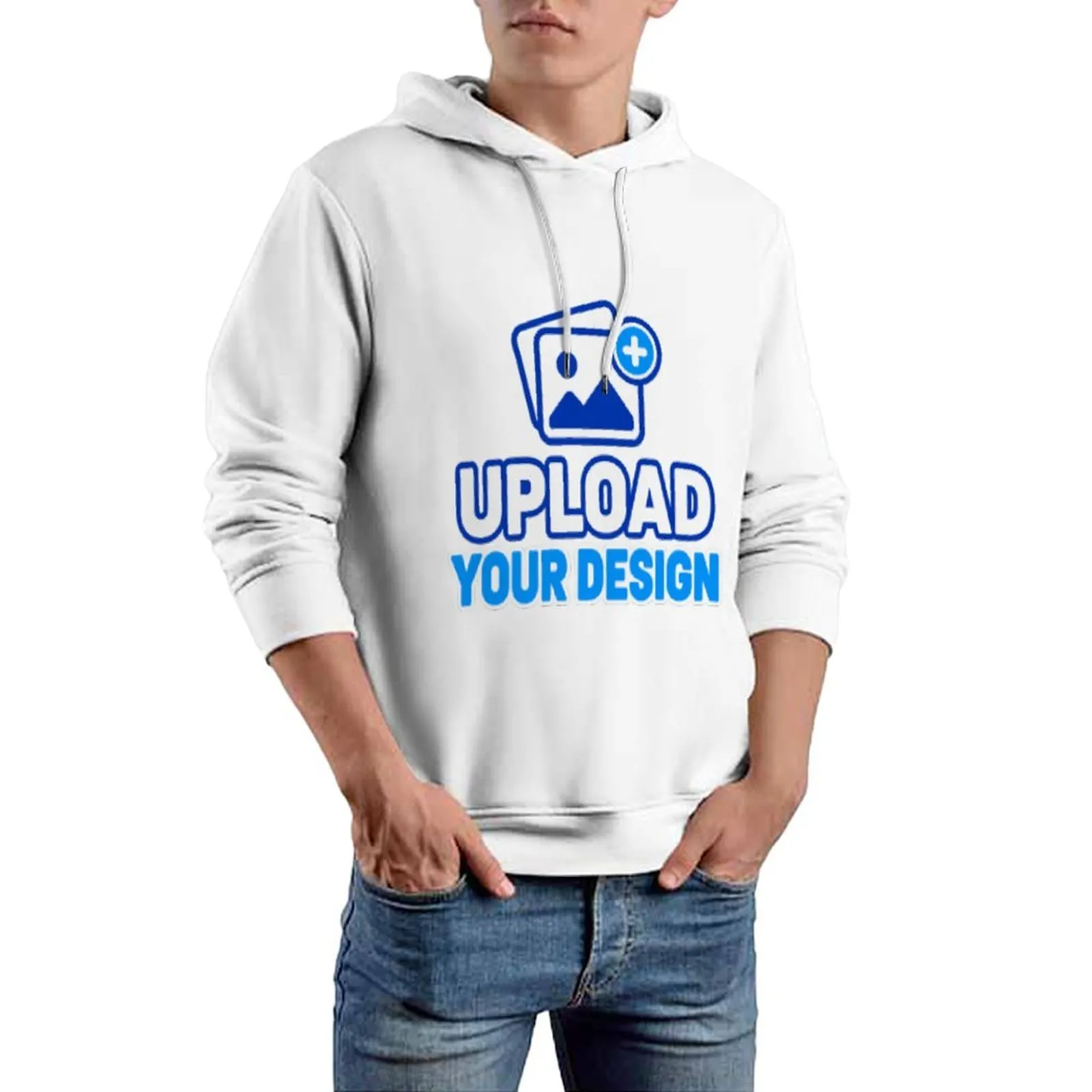 Loose Double-Layer Hat No Pocket All-Over Print Adult Sweatshirt custom product view 6