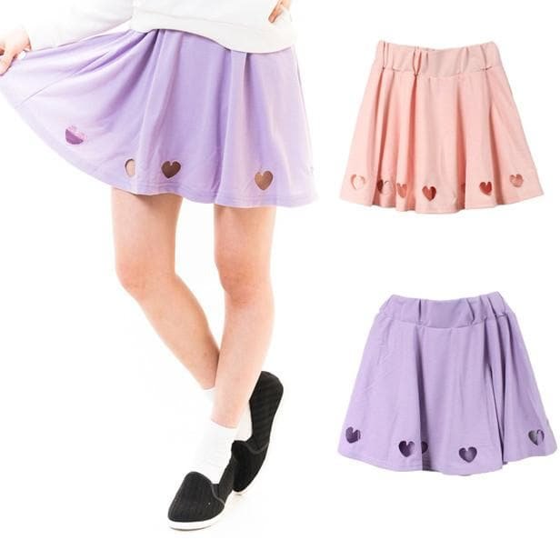 Purple/Pink Little Hearts Hallow Skirt SP154343