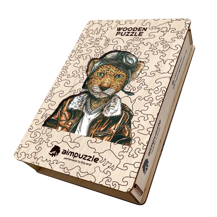 The Pilot Tiger Wooden Jigsaw Puzzle