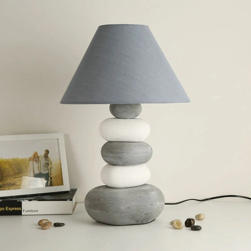 Modern Fabric Led Table Lamp Creative Porcelain Table Light for Living Room Bedroom Bedside Desk Lamps Home Decor Light Fixtures