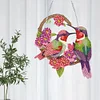 Diamond Painting Hummingbird Acrylic Hanging Pendant for Wall Home Decor