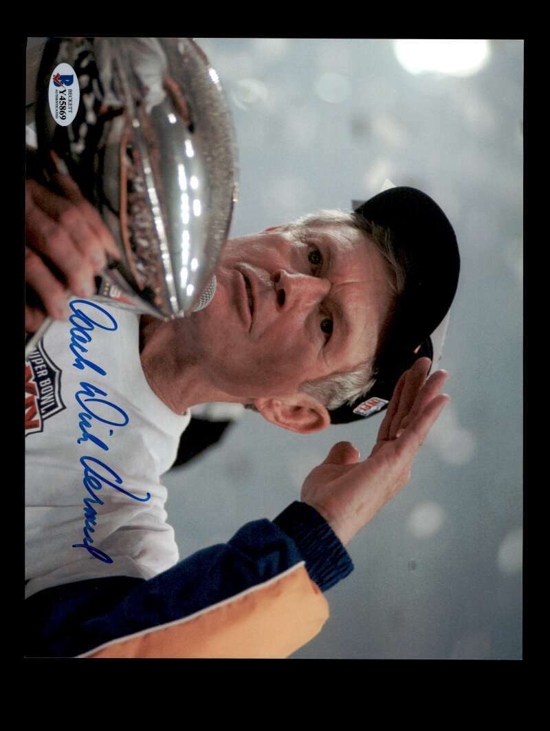 Dick Vermeil BAS Beckett Coa Signed 8x10 Rams Autograph Photo Poster painting