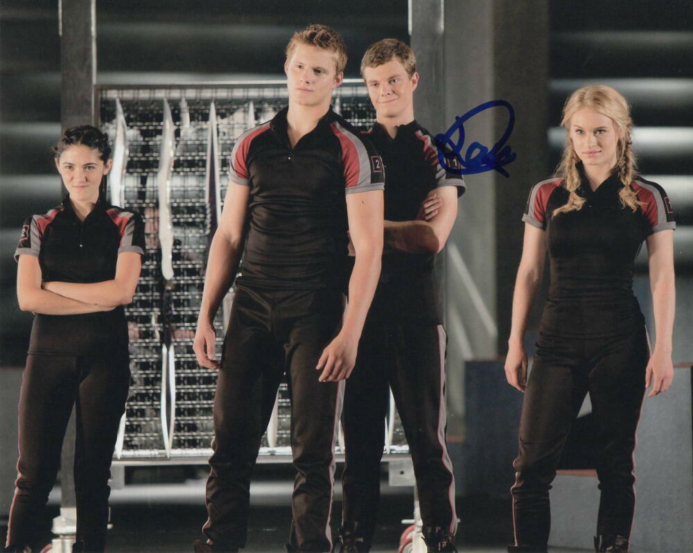 JACK QUAID SIGNED AUTOGRAPH 8X10 Photo Poster painting - THE HUNGER GAMES W/ ALEXANDER LUDWIG