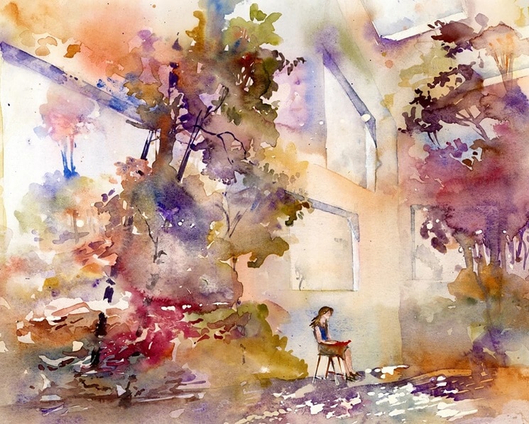 

Alone Girl – Paint By Numbers - 40*50CM, 501 Original