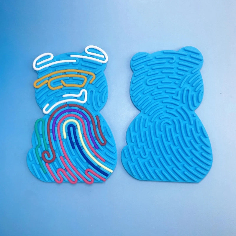 Creative Silicone Sensory Activity Board Children’s Educational Toys Food Grade BPA-free Twist Decompression Artifact