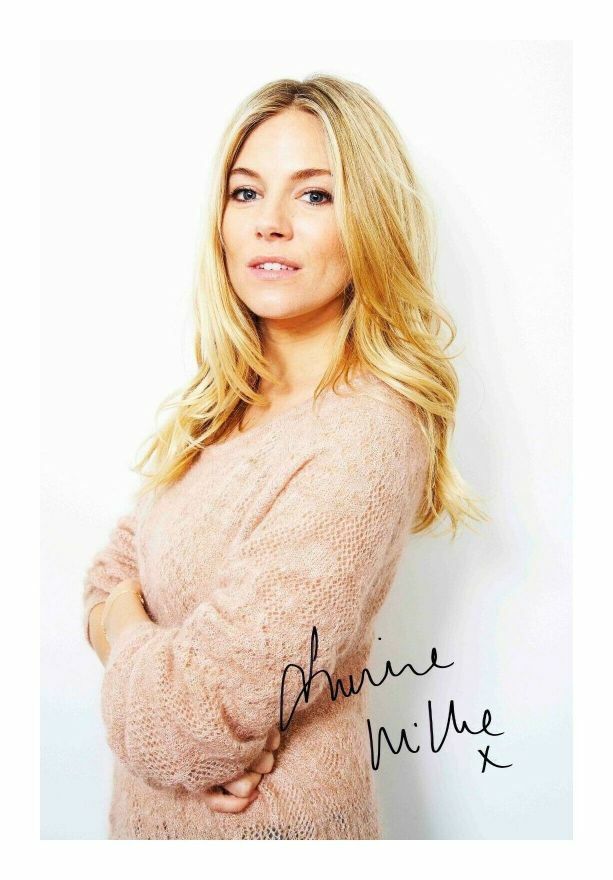 SIENNA MILLER AUTOGRAPH SIGNED PP Photo Poster painting POSTER