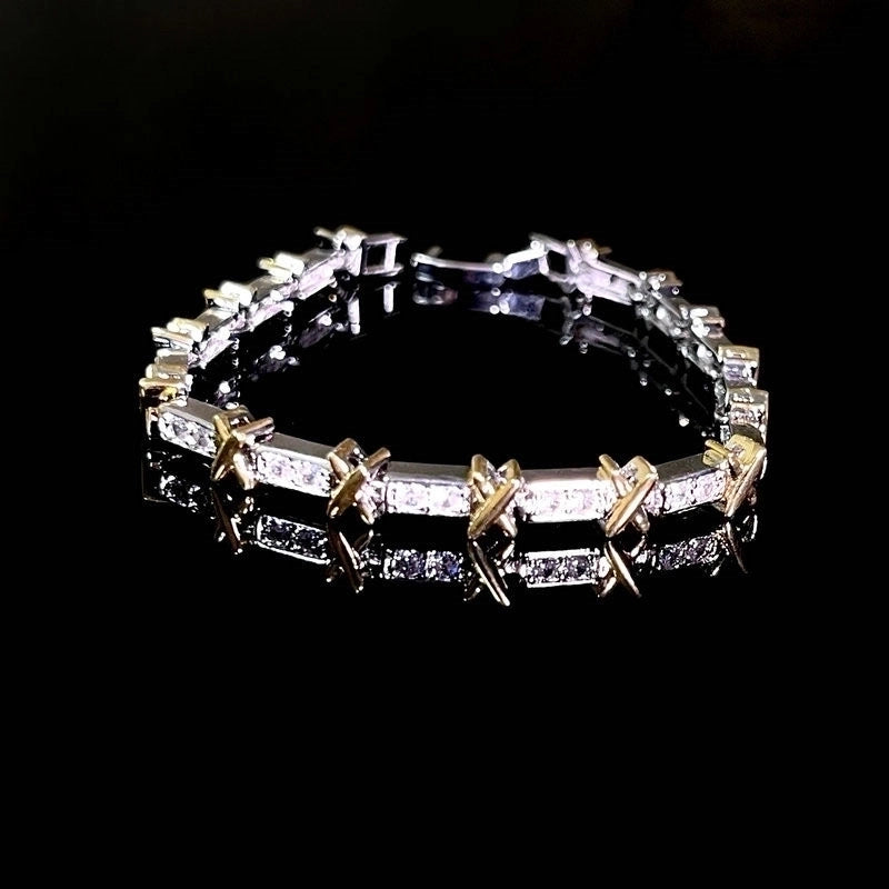 Copper Minimalist Classic Style Inlay Solid Color Zircon Rings Earrings Necklace