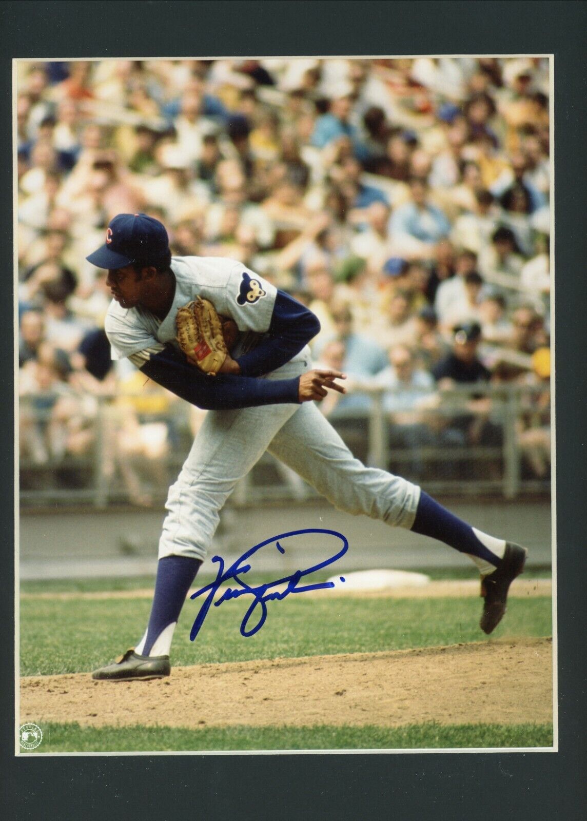 Fergie Jenkins Chicago Cubs HOF Signed Autographed Matted 8x10 Glossy Photo Poster painting COA