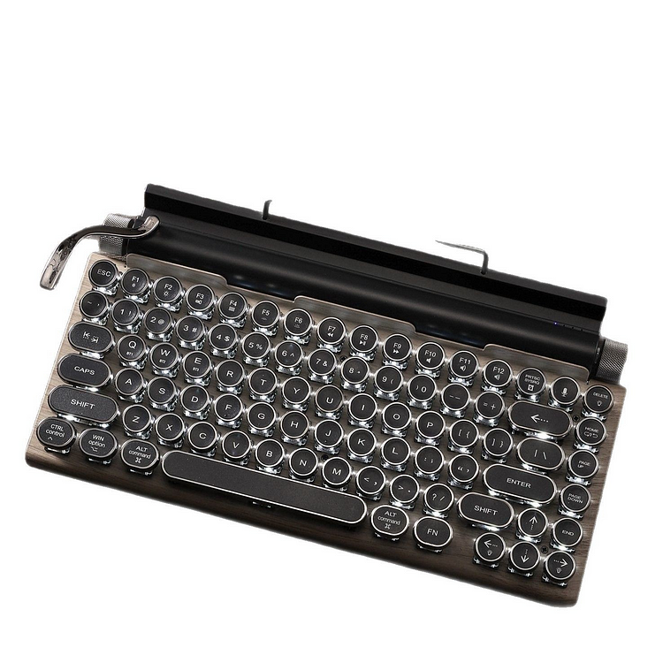Retro Typewriter Mechanical Keyboard – Classic Style, Modern Performance