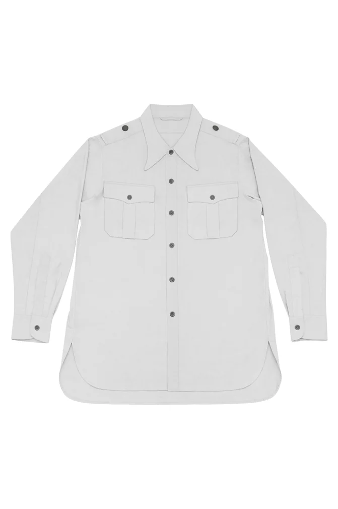   Wehrmacht/Elite White Long Sleeve Shirt German-Uniform