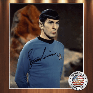 Leonard Nimoy Autographed Signed 8x10 High Quality Premium Photo Poster painting REPRINT