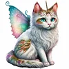Diamond Painting -5D Full Round Drill Winged Kitten