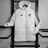 2024/2025 Manchester United White Soccer Long Cotton jacket 1:1 Thai Quality