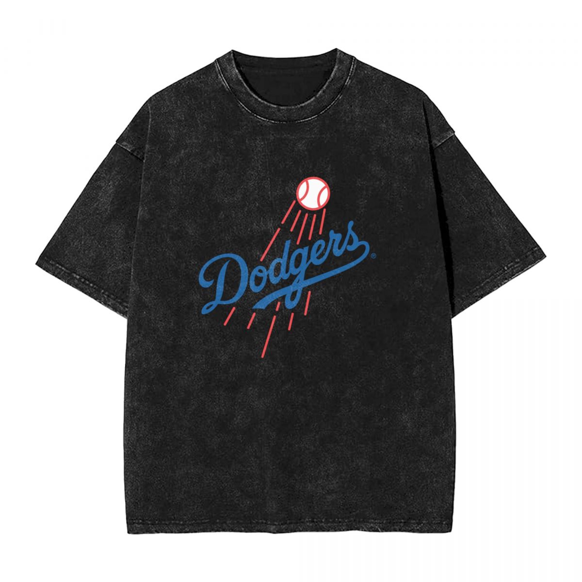 Los Angeles Dodgers Logo Men's Oversized Streetwear Tee Shirts