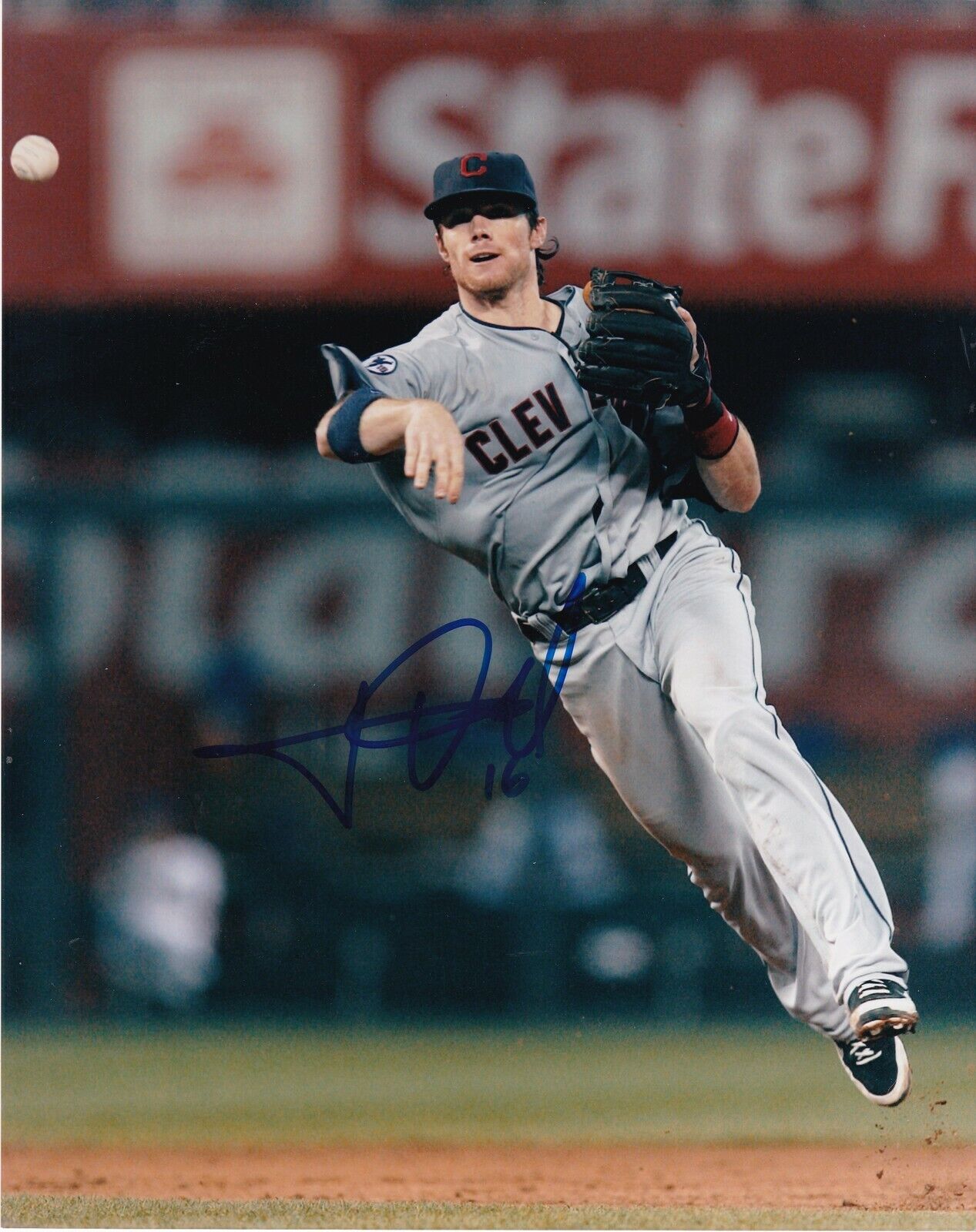 JASON DONALD CLEVELAND INDIANS ACTION SIGNED 8x10