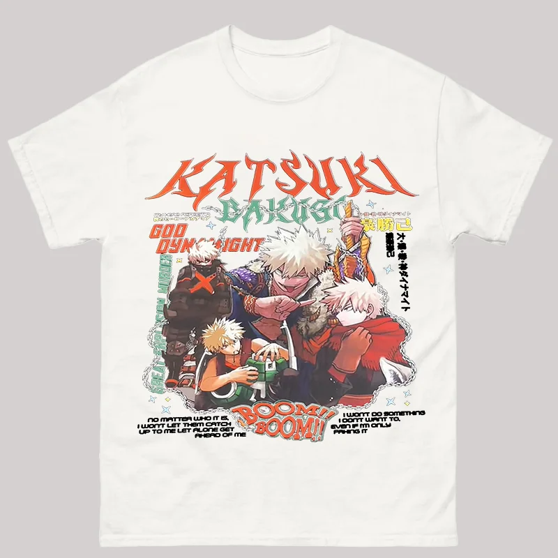 Katsuki Bakugo MHA Printed Men's T-shirt
