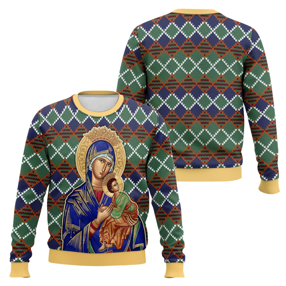 Our Lady Of Perpetual Help Ugly Christmas Sweater