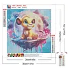 Diamond Painting -DIY Round Drill Cartoon Lions