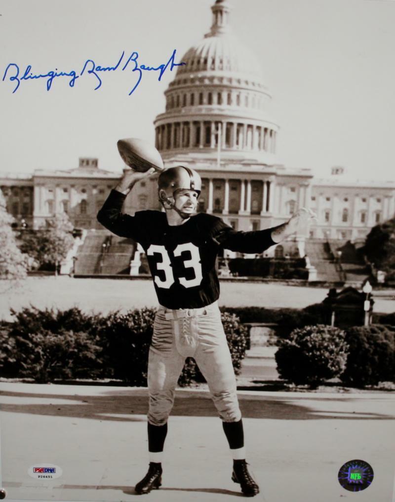 Sammy Baugh Autographed Redskins 11x14 Capital Photo Poster painting- PSA/DNA Auth