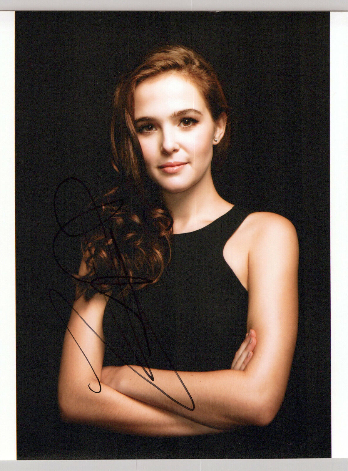 Zoey Deutch glamour shot autographed Photo Poster painting signed 8x10 #8