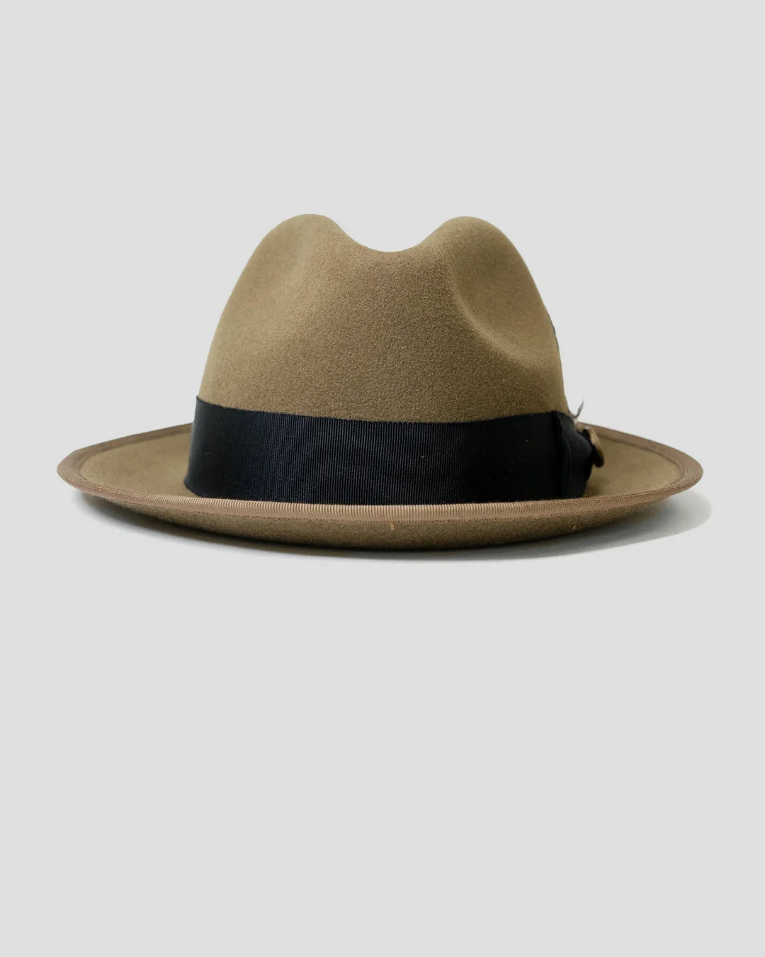HatsFashion Ranch HatsFashion  Bikary Fedora &ndash; Grey/Dark Olive [Fast shipping and box packing]