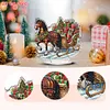 DIY Carriage Filled With Christmas Gifts Diamond Painting Ornaments (Double-Sided)